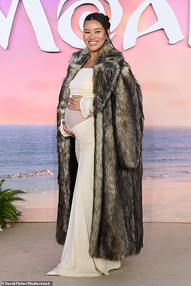 Pregnant Love Island star Montana Brown was also in attendance