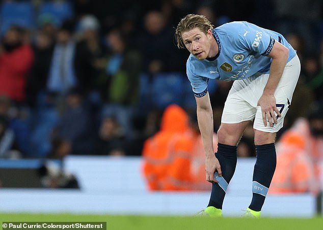 Kevin De Bruyne, meanwhile, missed the first nine games of the season due to injury