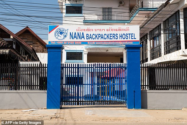 The couple became unwell while staying at the Nana Backpackers Hostel in Vang Vieng, a small town north of the Laos capital Vientiane.