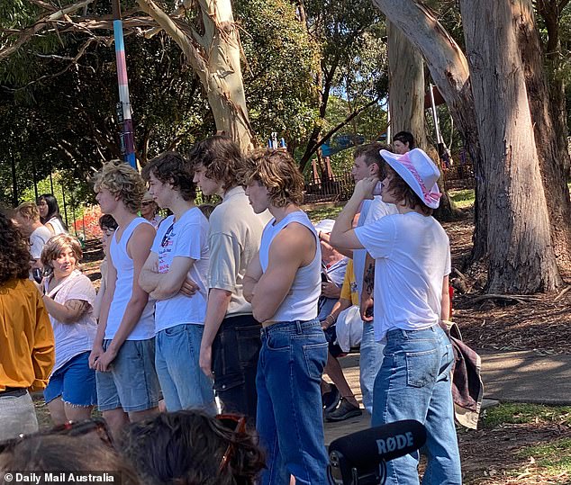 Locals with a striking resemblance to Australian actor Heath flocked to Camperdown in a bid to be crowned the creepiest lookalike