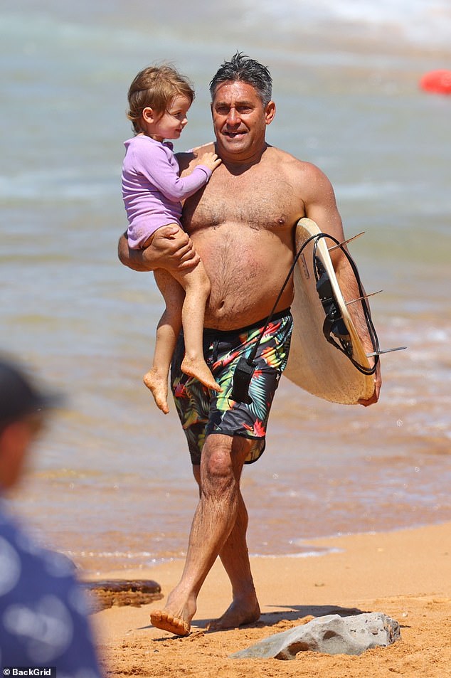 Jamie's love of surfing is well known: in June he celebrated his 54th birthday on the waves of Palm Beach