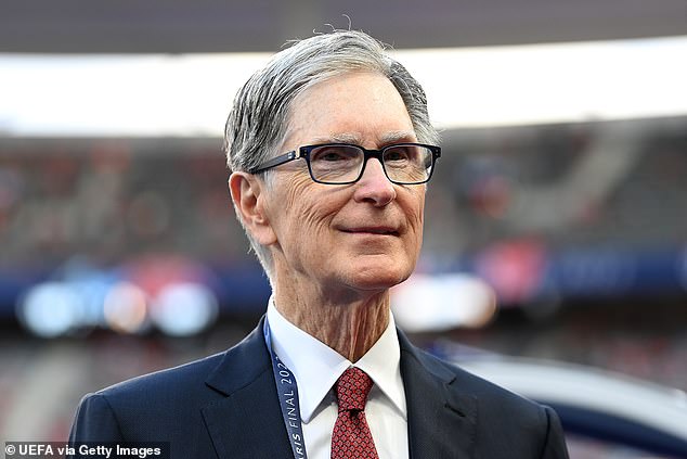 Supporters have expressed their frustration with the club's owner, the Fenway Sports Group, led by John W. Henry (pictured)