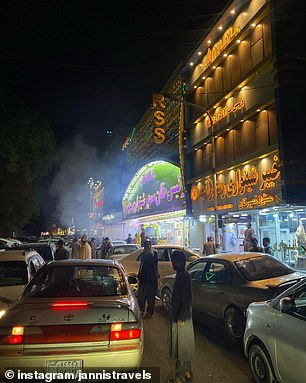 Above is a night scene from Kabul that Jannis captured