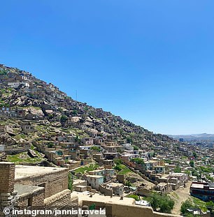 The traveler hopes to visit every country in the world. Pictured above is Kabul