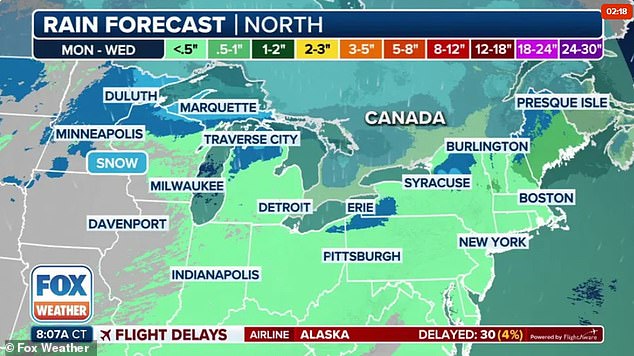 1732536778 66 Maps show storms could cause Thanksgiving travel chaos as 80million