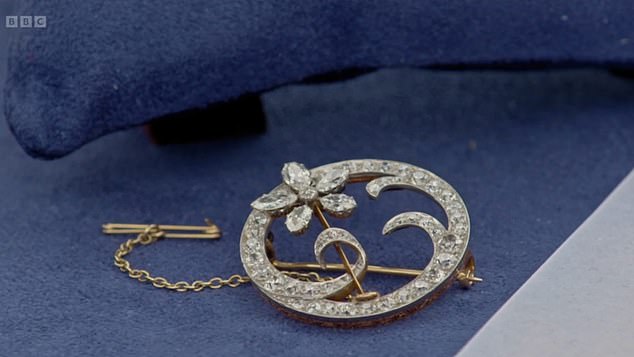 Despite not being signed or marked, she could tell the brooch came from a 'good jeweler'