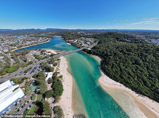 The normally pristine creek is often voted one of the world's best swimming spots, but has been closed many times in the past twelve months, usually after heavy rain (photos stock photo from Tallebudgera Creek)