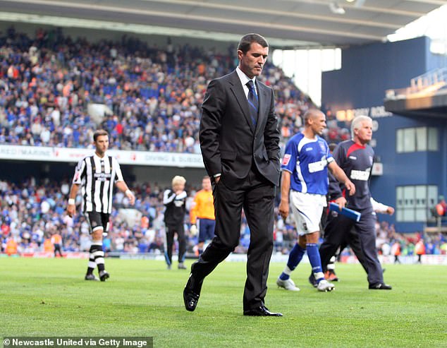 Keane has had a tense relationship with many Ipswich fans following his managerial spell at the club