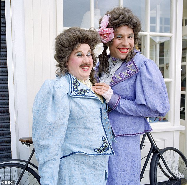 He also reflected on the differences between himself and his BBC co-star Matt Lucas (pictured together in character on Little Britain in 2004)