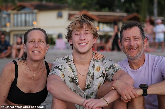 Wojcicki's death came months after her son Marco Troper (center) died of a drug overdose