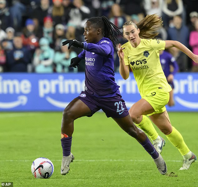 Banda, who watched her play for Orlando Pride last Saturday and walk past Washington Spirit's Tara McKeown, has thanked voters, her family and her teammates for helping her win the BBC award