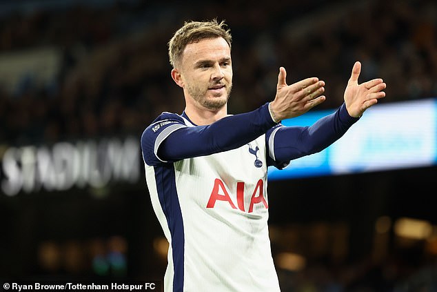 James Maddison scored twice in the first twenty minutes for Spurs on Saturday