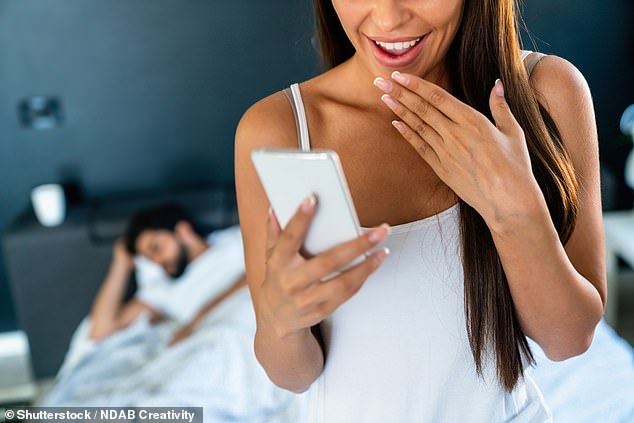 Some women confess that the thrill of the affair keeps them hooked. One tells me starting a new relationship wasn't enough to call things off with her married boss (stock image)