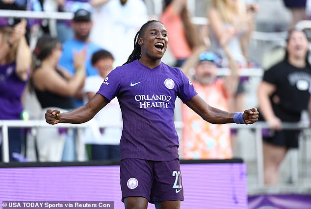 The Zambian and Orlando Pride forward won the award. He defeated stiff competition from Ballon d'Or winner Aitana Bonmati and American forward Sophia Smith