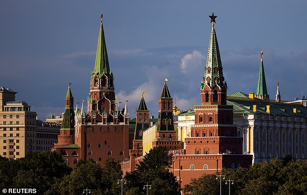 A general view of the Kremlin in Moscow, Russia