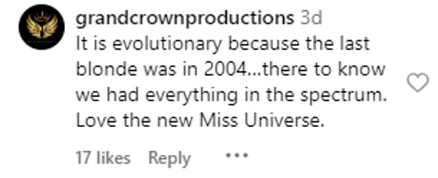 The conversation also continued in the comments section of @roadtomissusa's Instagram post, where some seemed to side with Anne and others strongly disagreed