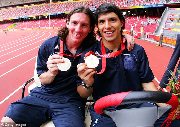 With Argentina, Mascherano won a gold medal at the 2004 and 2008 Olympic Games (above)