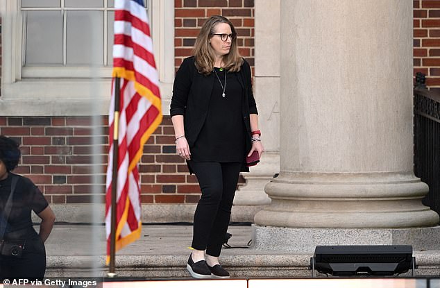 Jen O'Malley Dillon, campaign manager for Democratic presidential candidate U.S. Vice President Kamala Harris