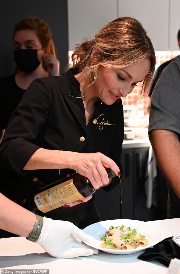 Giada imagined himself preparing food at the New York City Wine & Food Festival in October 2021