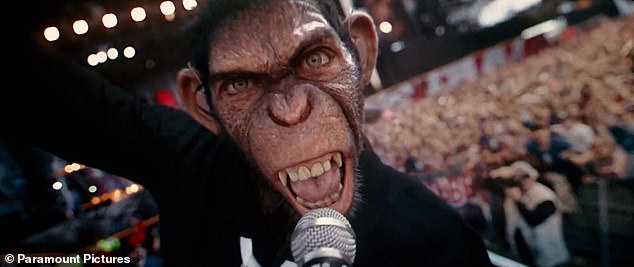 The 50-year-old singer is played in the film by actor Jonno Davies in the form of a CGI monkey. While Jonno takes on the role of the younger Robbie, the singer can be heard in voiceover and later plays the older version of himself.