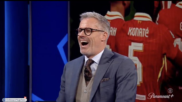 Carragher, who was in the CBS Studio, was quick to criticize Mohamed Salah earlier this week