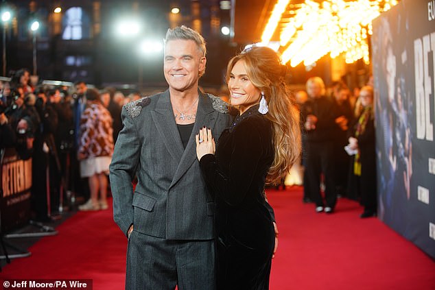 His cheerful mood at the premiere of his film comes after he announced that his mother Janet has been diagnosed with dementia