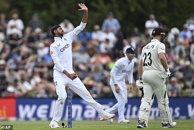 Bashir's four wickets off a delivery on the first day, which was expected to help the seamers, felt like a bonus