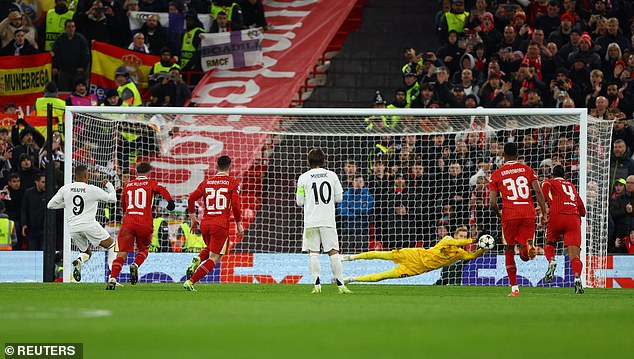 Mbappé saw a penalty saved when trailing 1-0, while Real Madrid ultimately suffered a 2-0 defeat