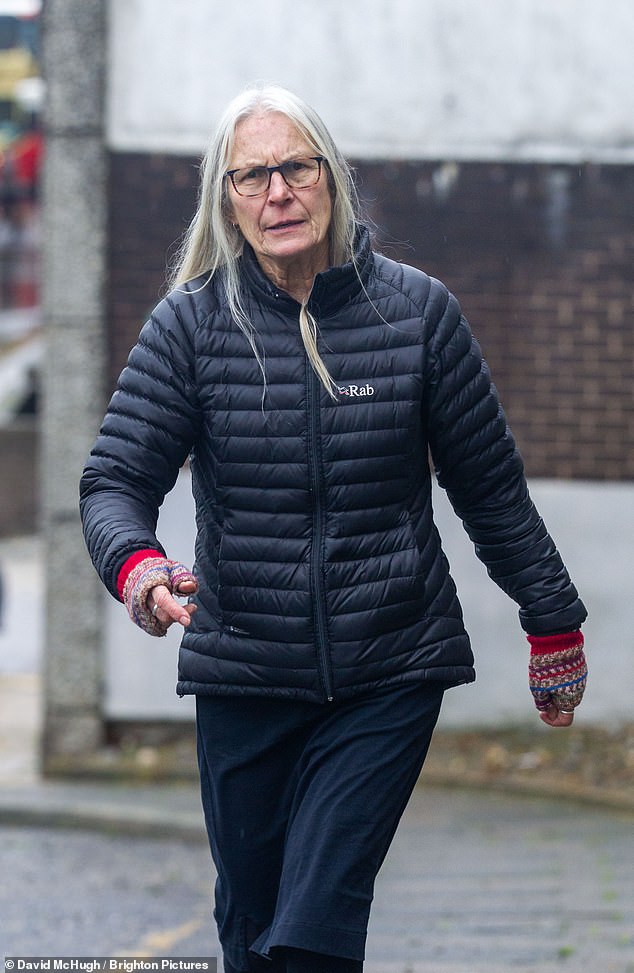 Janice Turner (pictured), 66, and her partner, David Greenwood, 70, claim they lived in fear of violence following long-running dispute with Mark Coates