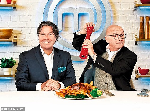 Wallace (pictured with John Torode), 60, is 