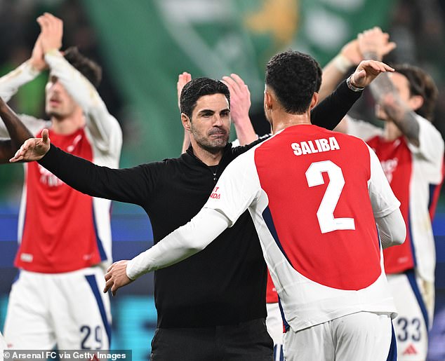 As it stands, Mikel Arteta's Arsenal are in the top eight, promising automatic qualification for the last 16