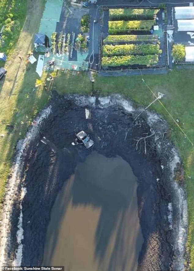 Sunshine State Sonar made the discovery around 10 a.m. after a tip about a submerged vehicle, later identified as a 1970s Ford sedan