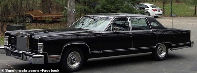 The couple drove a black, customized 1979 Lincoln Continental, which resembled the car unearthed on Friday