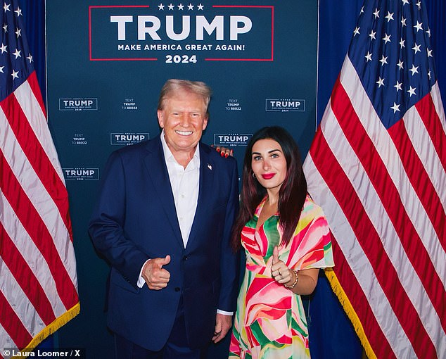 Far-right influencer Laura Loomer, pictured with the president-elect, called the connotations of the meeting 