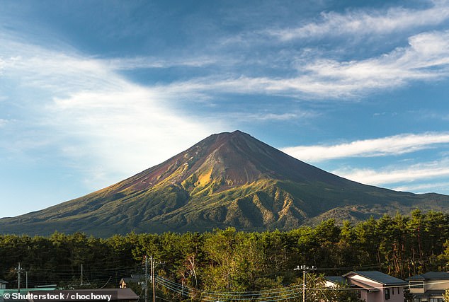 C3S says temperatures have been particularly warm in central US, northern Canada and Japan, where the iconic peak of Mount Fuji (pictured) remained snowless until early November