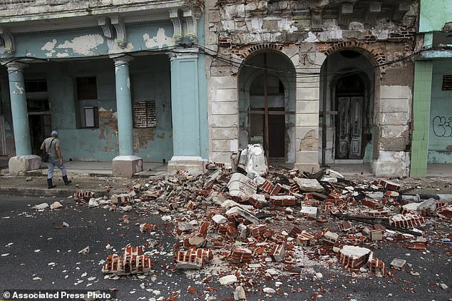 Cuba was rocked by two major earthquakes within an hour. Photos of the aftermath showed buildings crumbled