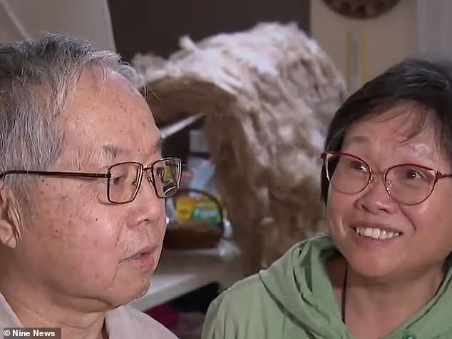 Residents Keli Ou (left) and May Sun (right) avoided death on Sunday after deciding to take a nap upstairs instead of afternoon tea in their now-destroyed kitchen