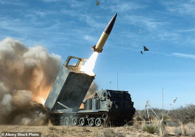 News that Biden has authorized Kiev to launch long-range American-made missiles at Russia has renewed attention to the capabilities of these weapons. Above, a US Army photo of an Army Tactical Missile Systems (ATACMS) fired from an M270 Multiple Launch Rocket System