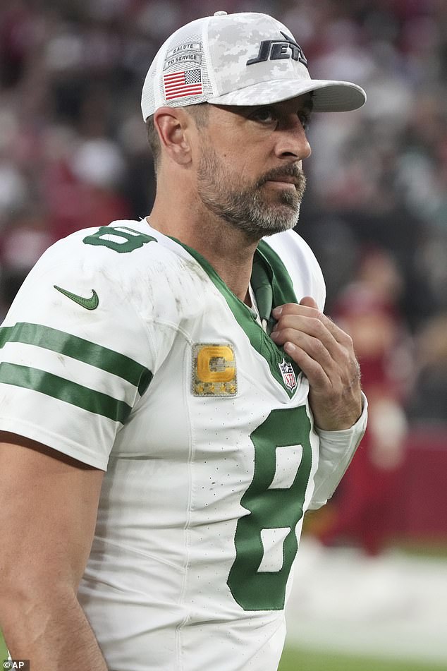 Aaron Rodgers revealed he plans to return next year despite the Jets' tragic season