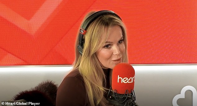 Amanda Holden left Paul Mescal blushing on Friday when she told how his muscular body felt 'as solid as a kitchen worktop' after they shared a hug