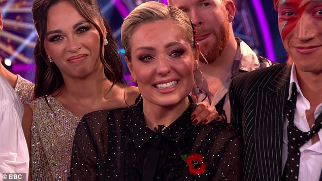 The 34-year-old Welsh dancer, who is believed to be in remission from breast cancer and has Crohn's disease, was forced to withdraw from last weekend's show after collapsing backstage.