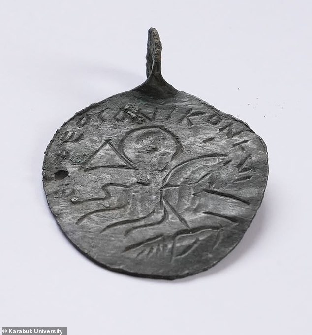 The 1,600-year-old amulet depicts King Solomon on horseback with a spear in his hands defeating the devil