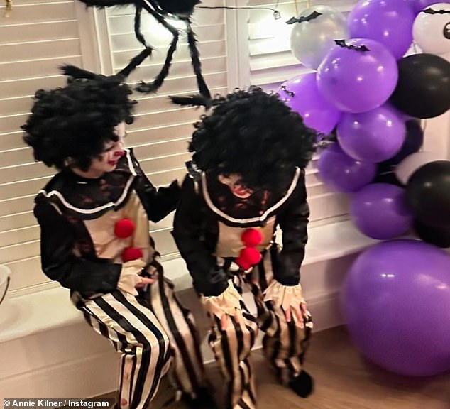 The rest of the photo dump consisted of photos of her four children: Roman, 12, Riaan, eight, Reign, six, and five-month-old Rezon as they dressed up for Halloween