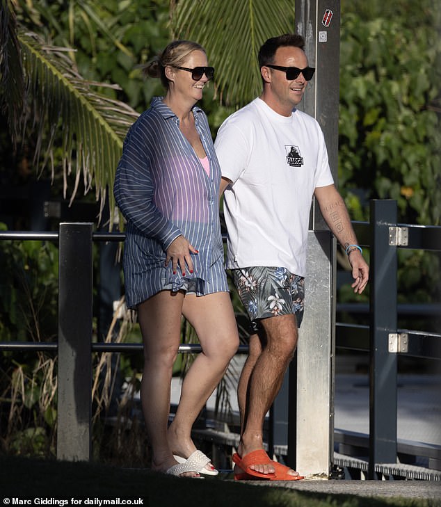 Ant McPartlin enjoyed a date night in Australia with wife Anne Marie Corbett as he films the latest series of I'm A Celebrity