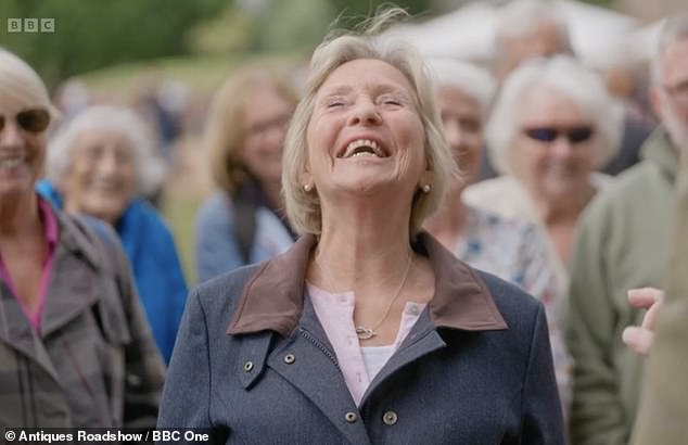 An Antiques Roadshow guest burst into laughter when she discovered the enormous value of her small broken carriage clock, which expert Richard Price described as 'pretty shabby'