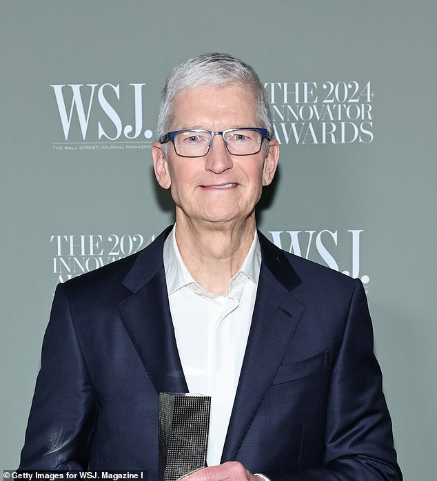 Tim Cook congratulated Trump on winning the presidential election, but iPhone fans condemned the CEO over claims of 'election interference'