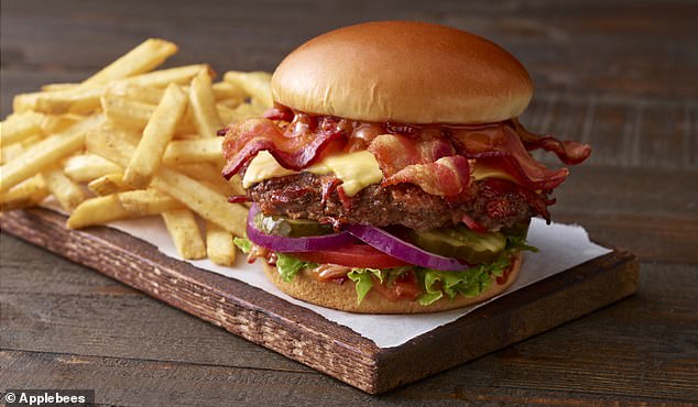 Applebee's is known for its large burgers and fries