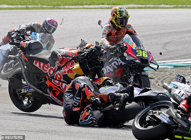 The Malaysian Grand Prix was red flagged on Sunday after a huge crash involving several drivers