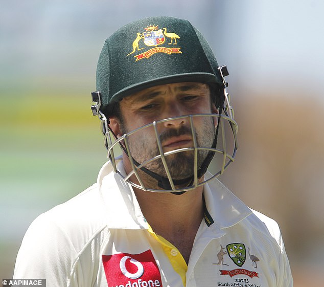 Former Test opener Ed Cowan (pictured) has become embroiled in a war of words with reporter Ben Dorries over the selection of Nathan McSweeney