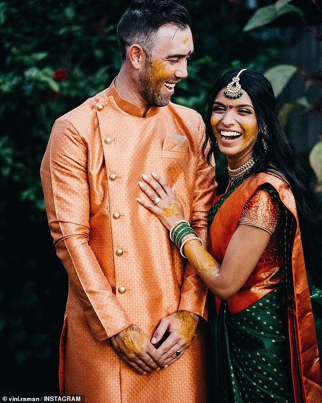 Maxwell and Vini married in 2022 in both Christian and Hindu ceremonies